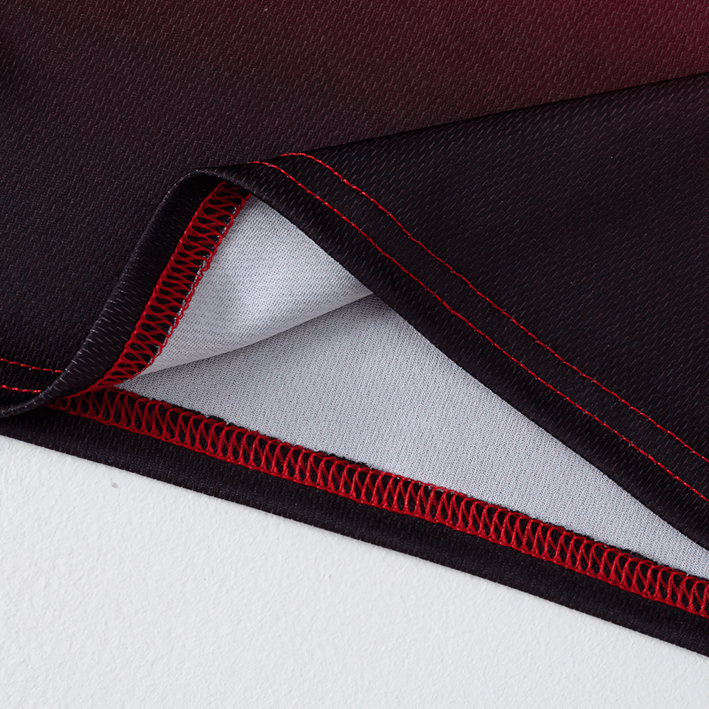 Close-up of Gradient Long-Sleeved Sports Top for Boys - SF3853 showing red stitching and gradient fabric.