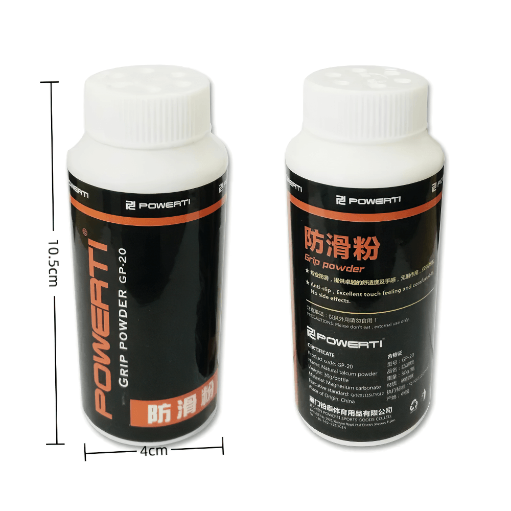 Grip Powder for Weightlifting and Climbing - SF3556, anti-slip chalk powder bottle for gym and training use.