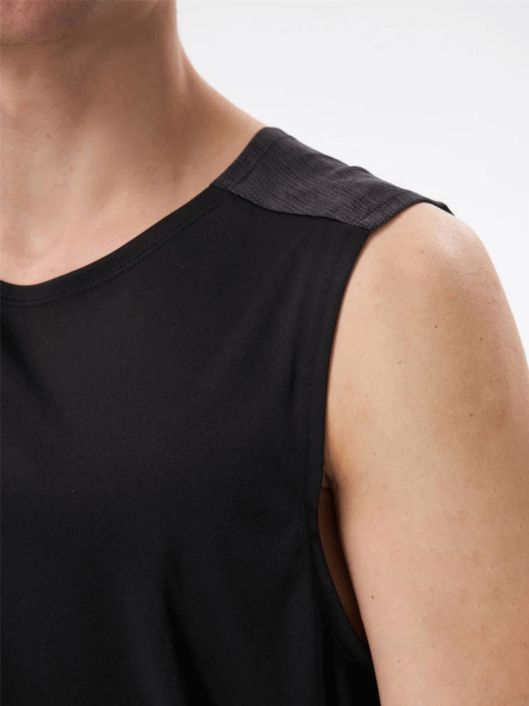 Gym Breathable Double Color Tank Top for Men - SF1813