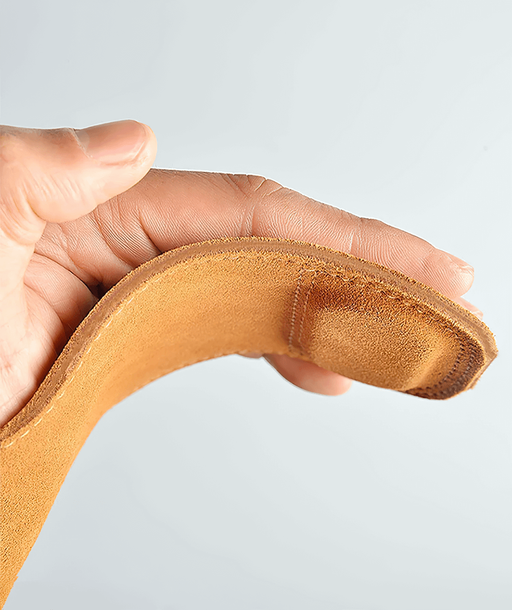 Close-up of Gym Hand Grips with Wrist Support Straps - SF3506, highlighting the durable microfiber material and secure Velcro closure.