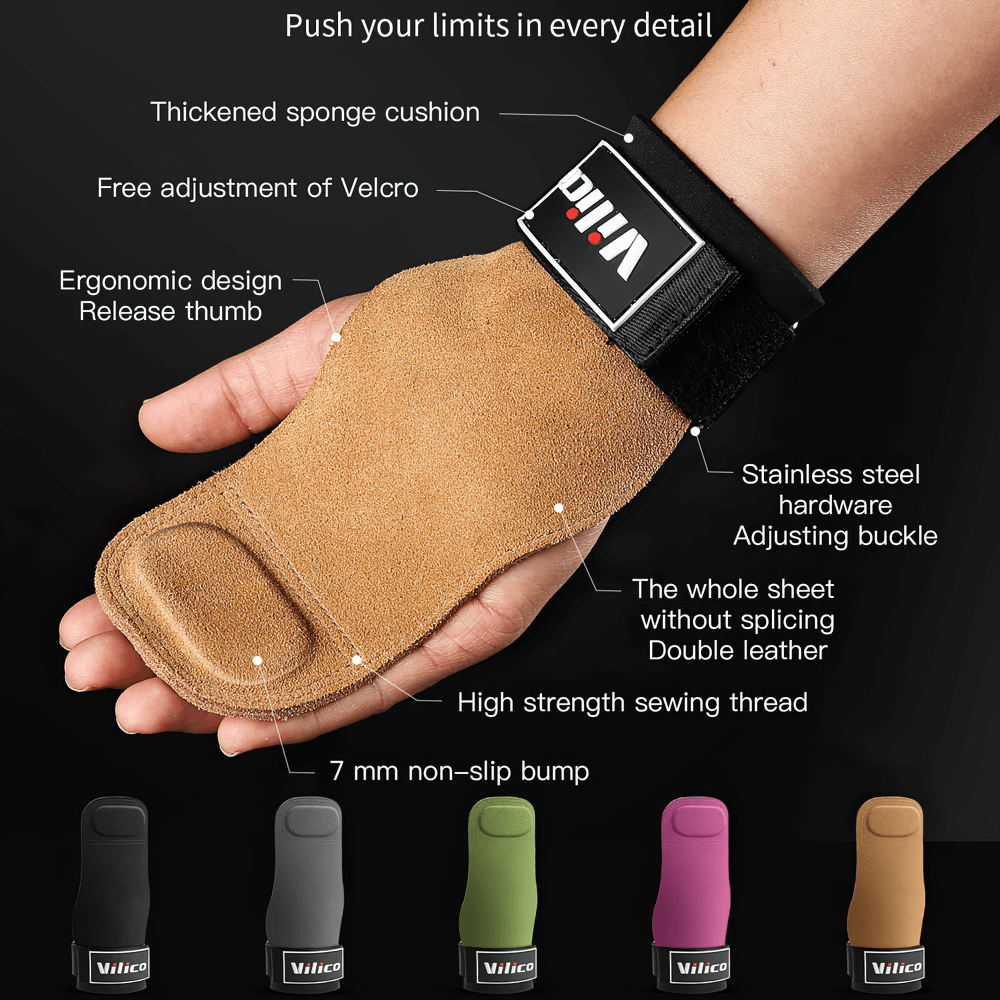 Hand Grips with Anti-Slip for Workouts - SF3538 demonstrating ergonomic design and adjustable features for enhanced gym performance.
