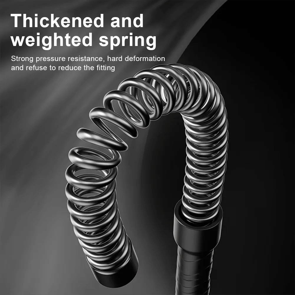 Heavy duty power twister bar with thickened weighted spring for adjustable resistance arm and chest workouts.