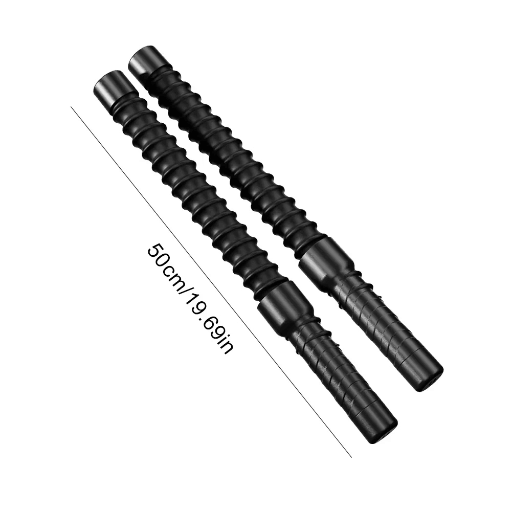 Heavy duty power twister bars with 50cm length, featuring anti-slip handles and adjustable resistance for chest and arm workouts.