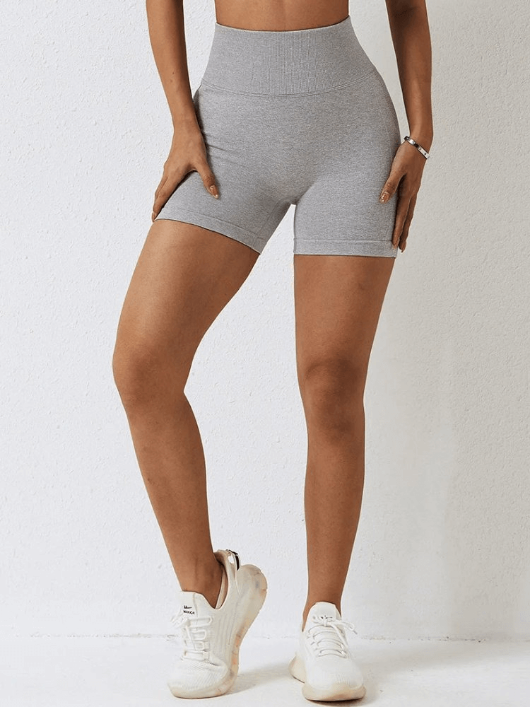 High-Performance Nylon Spandex Yoga Shorts - SF2210