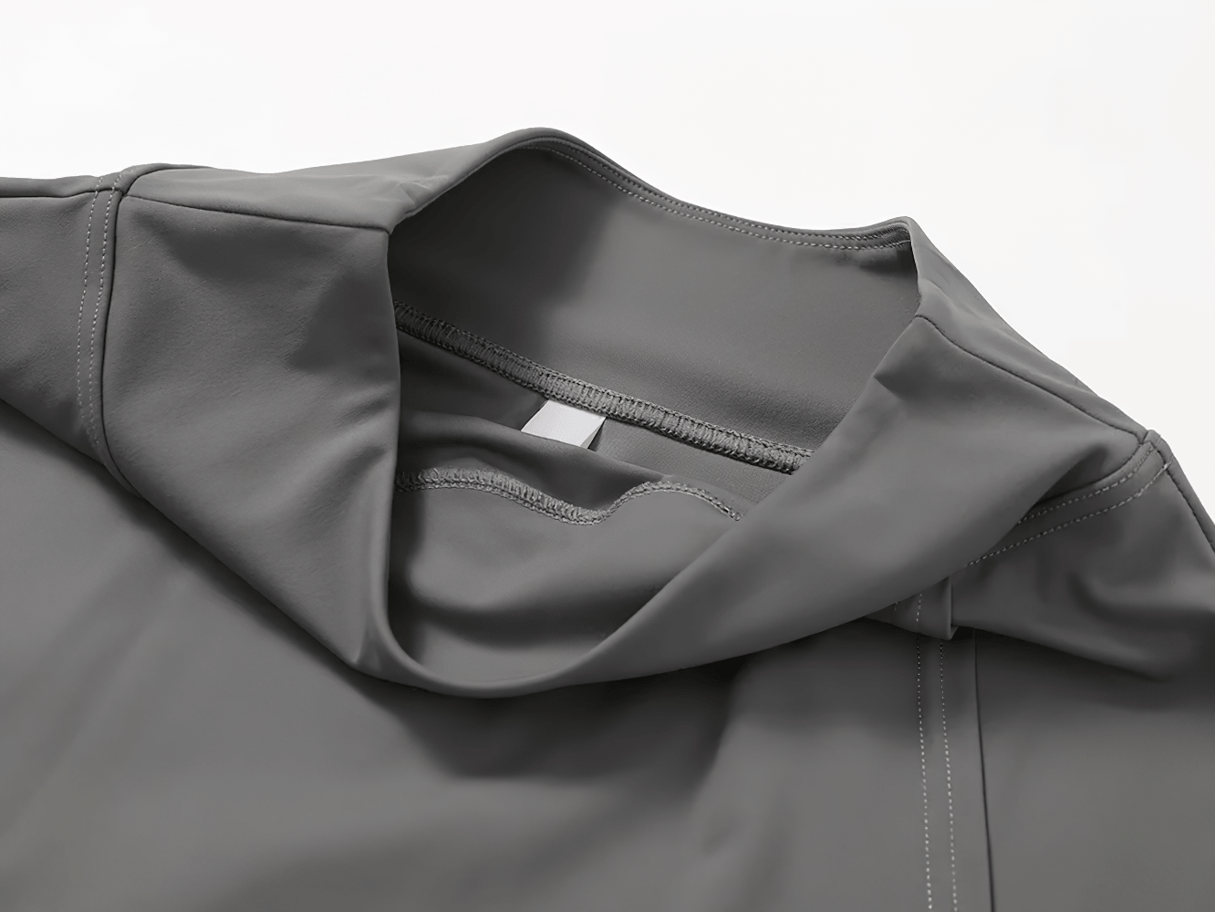 Alt Tag: High Waist Fitness Skirt with Hidden Inner Shorts - SF4433 close-up of high waist waistband and hidden inner shorts seam, sleek athletic skort