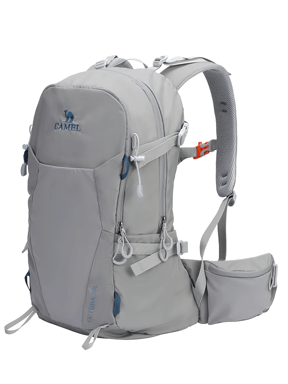 Lightweight hiking backpack with waist pouch, large capacity, and adjustable straps, perfect for outdoor adventures - SF2299.