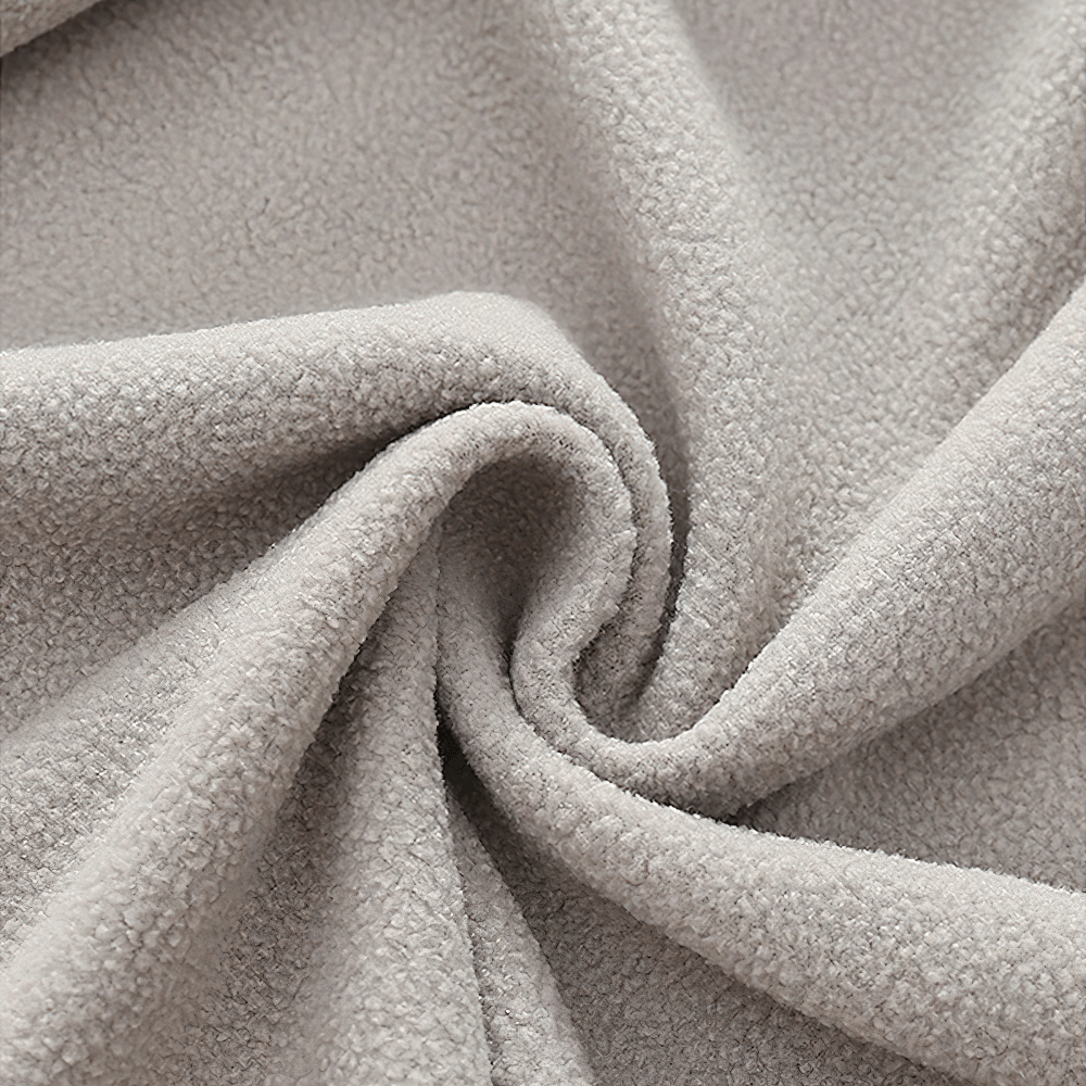 Close-up of plush fabric material used in the Hooded Windproof and Waterproof Outdoor Jacket - SF3563, showcasing texture and warmth.