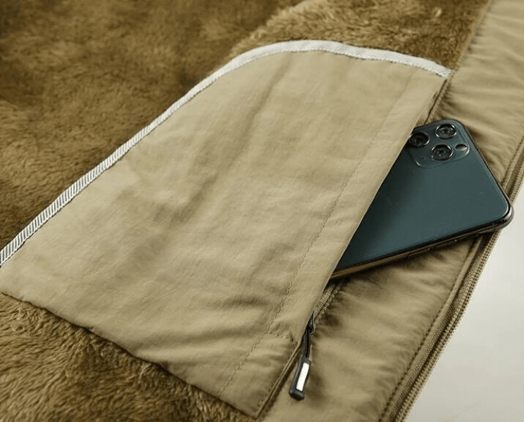 Isolierte Herrenweste mit Reißverschluss und großen Taschen – SF1771 