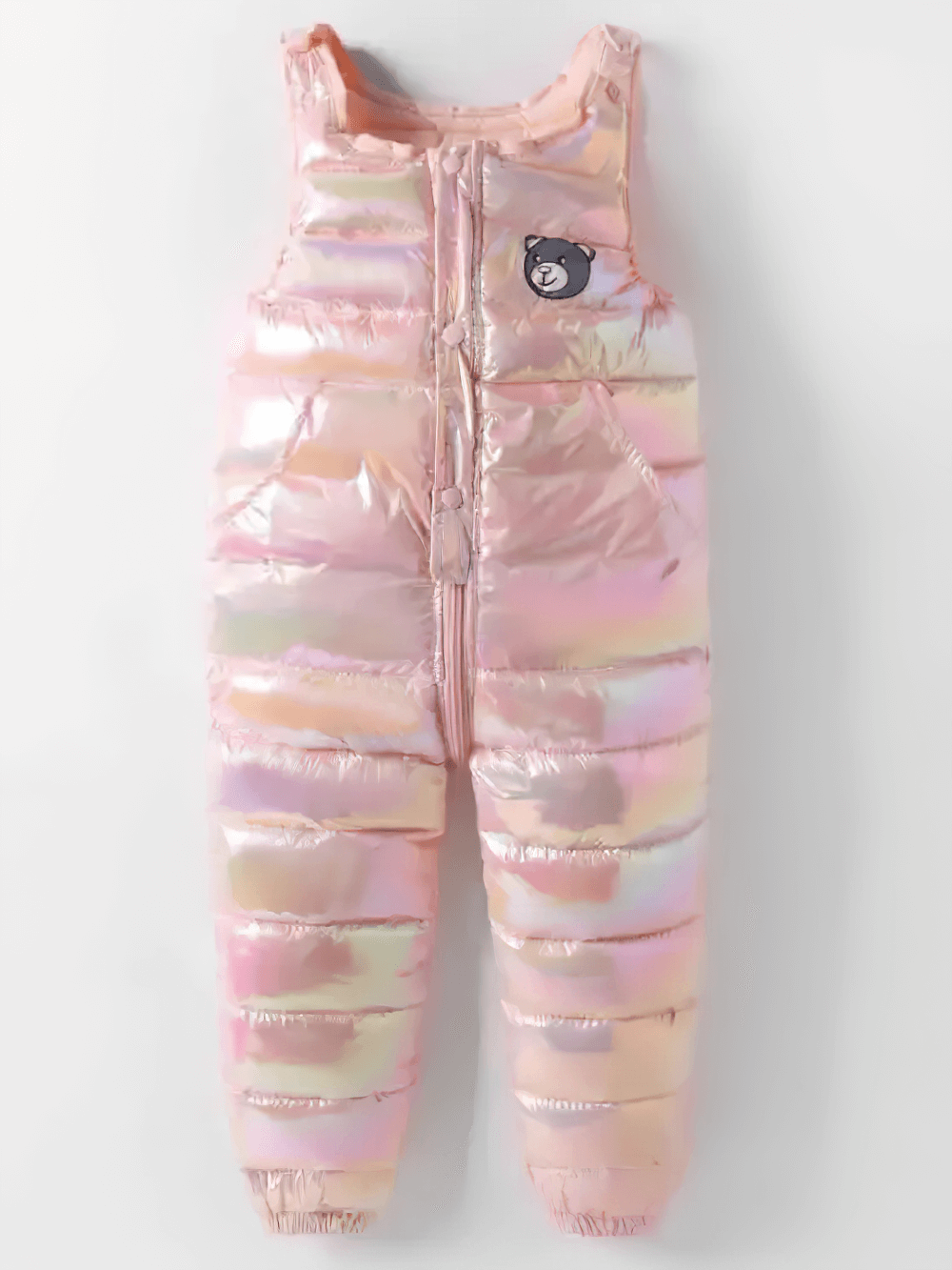 Iridescent Kids Winter Down Cotton Strap Snow Pants - SF3770 toddler insulated snow bib