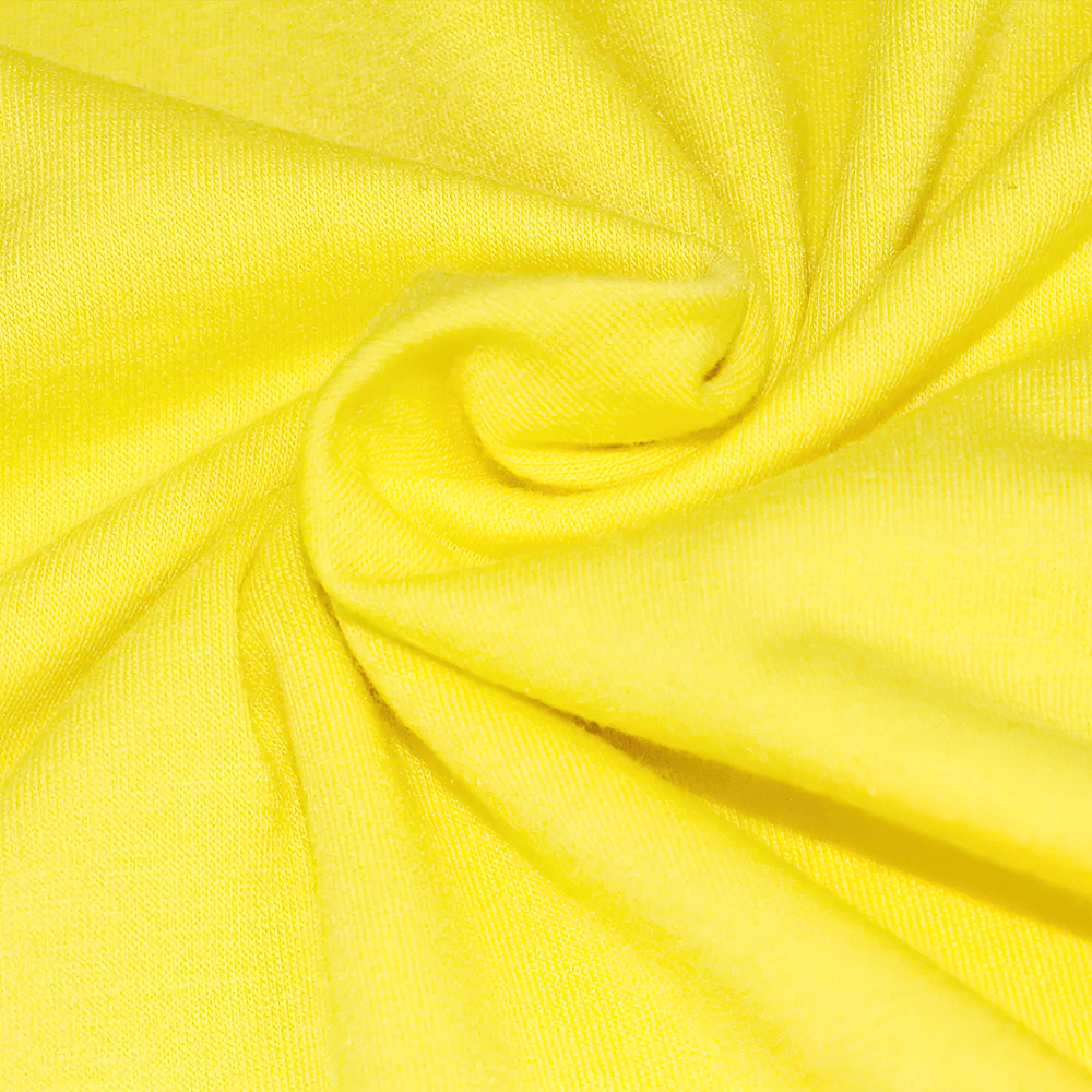 Bright fabric for Kids Butterfly Graphic Cotton T-Shirt - SF3752 in vibrant yellow color