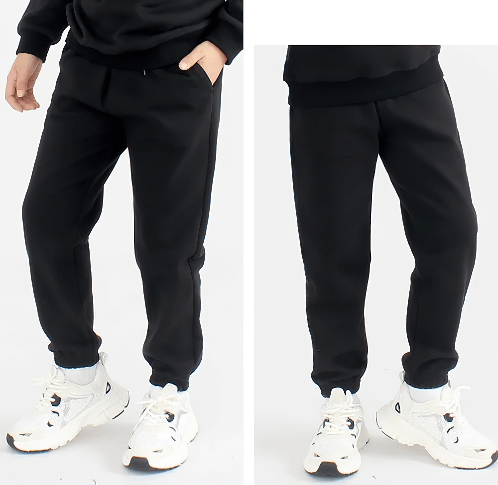 Kids Casual Sports Jogger Pants with Pockets - SF3612, featuring elastic waist and stylish stitching, perfect for active kids.