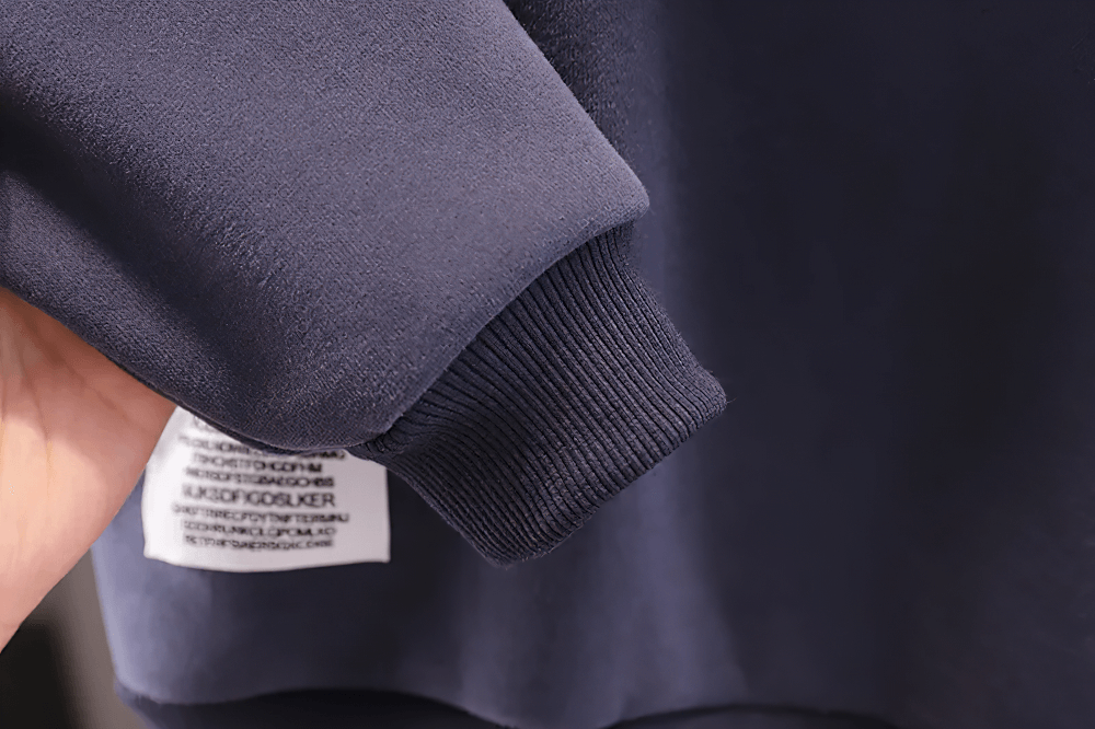 Close-up of Kids Cozy Hoodie with Cute Horn Detail - SF3764 showing soft fabric and sleeve design.