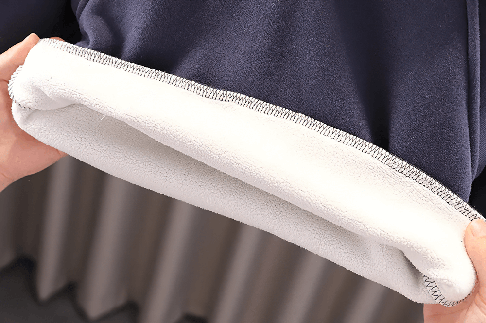 Soft interior lining of Kids Cozy Hoodie with Cute Horn Detail - SF3764, showing durable stitching and plush fabric for warmth and comfort.