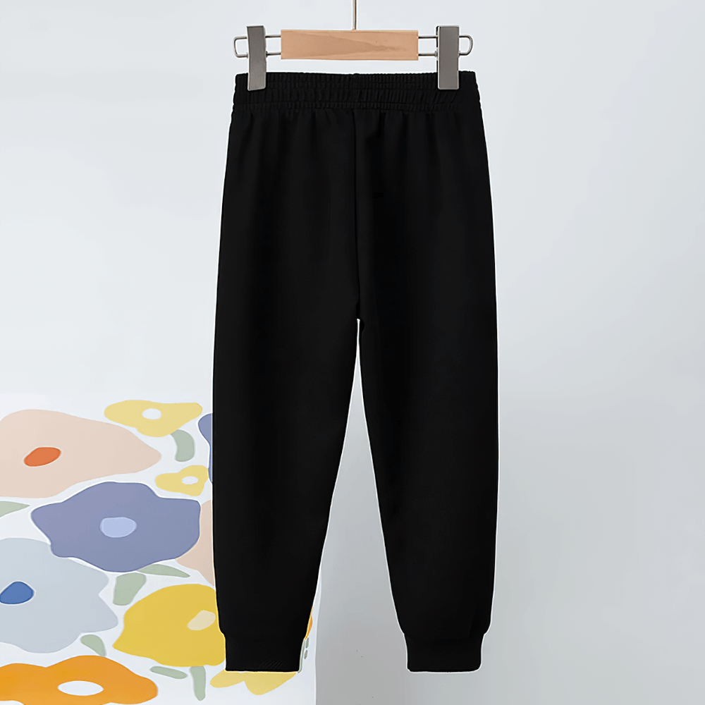 Kids Elastic Ankle Sport Pants Ready Go Print - SF3880 for active play and adventures