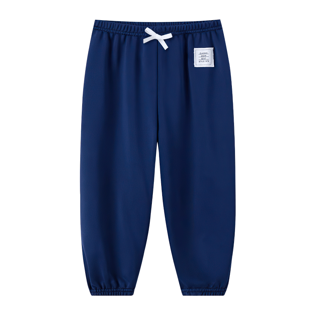 Kids Elastic Waist Sport Jogger Pants Multi Color - SF3861 with elastic waistband and tapered cut, ideal for boys and girls.