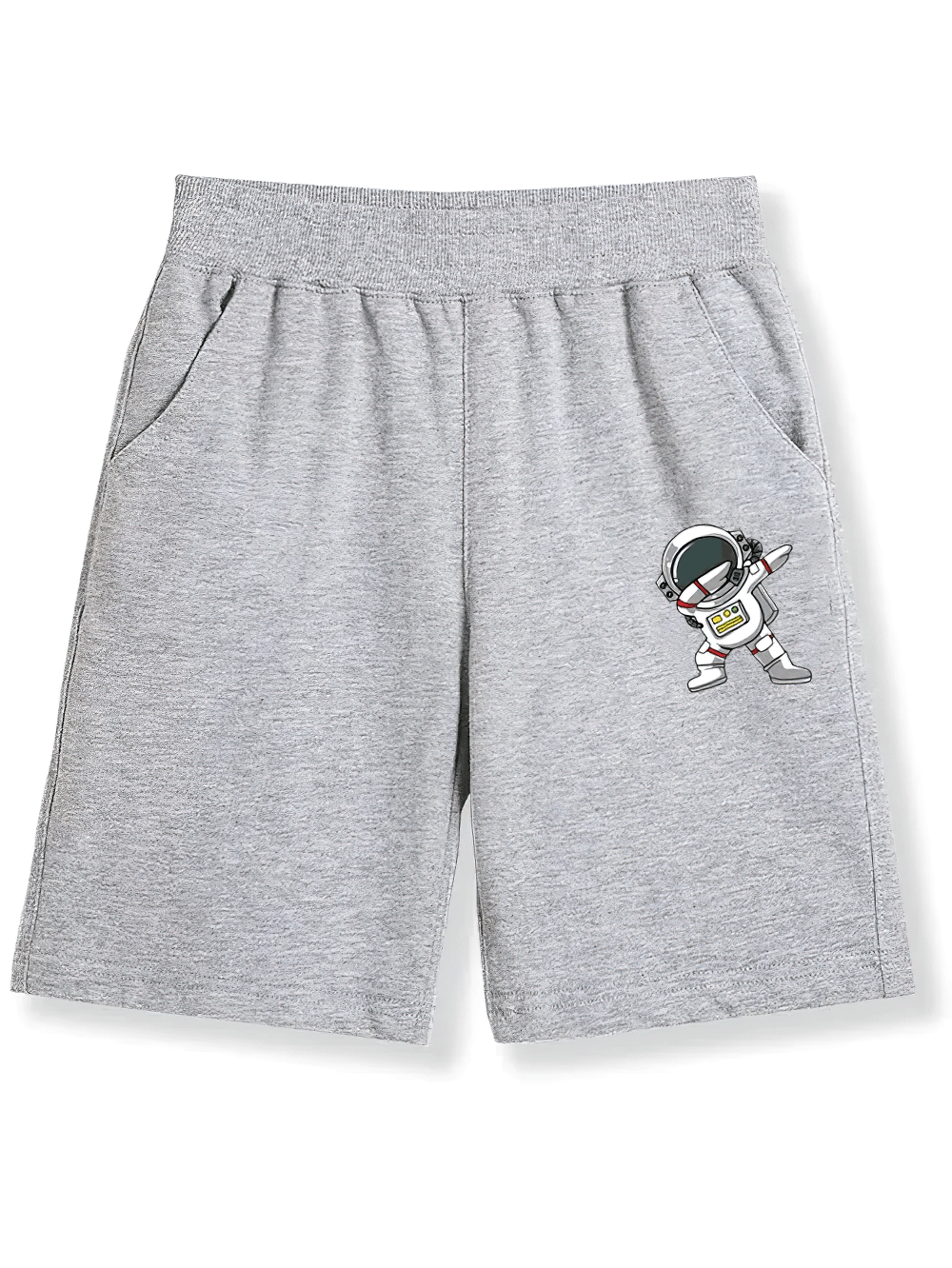 Kids' Fun Astronaut Graphic Sports Shorts - SF3826 with playful space design