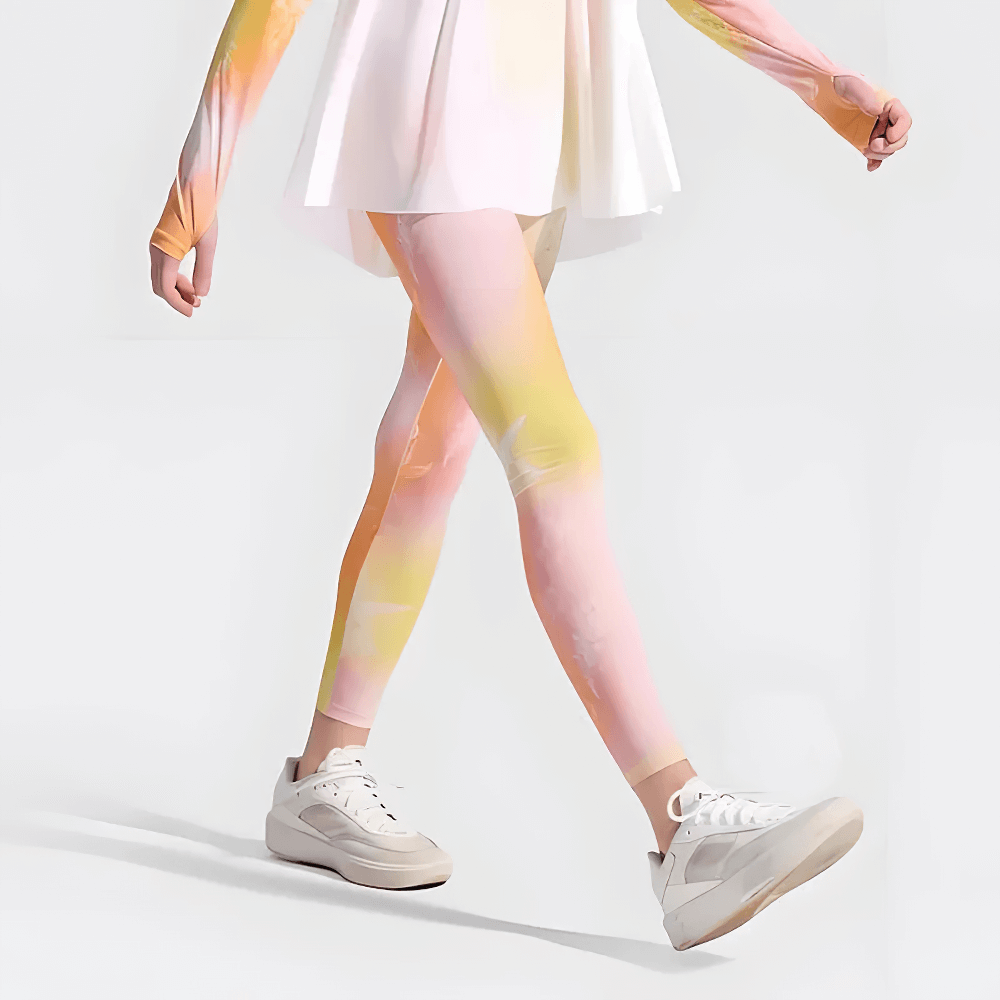 Kids Gradient Stretch Leggings for Sports and Yoga - SF3736, vibrant quick-dry design for active sports and dance