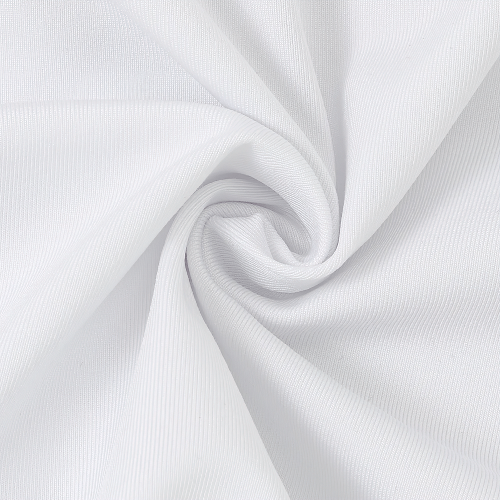 Close-up of the smooth stretch fabric from Kids High Waist Stretch Skort with Phone Pocket - SF3845, showcasing texture and quality.