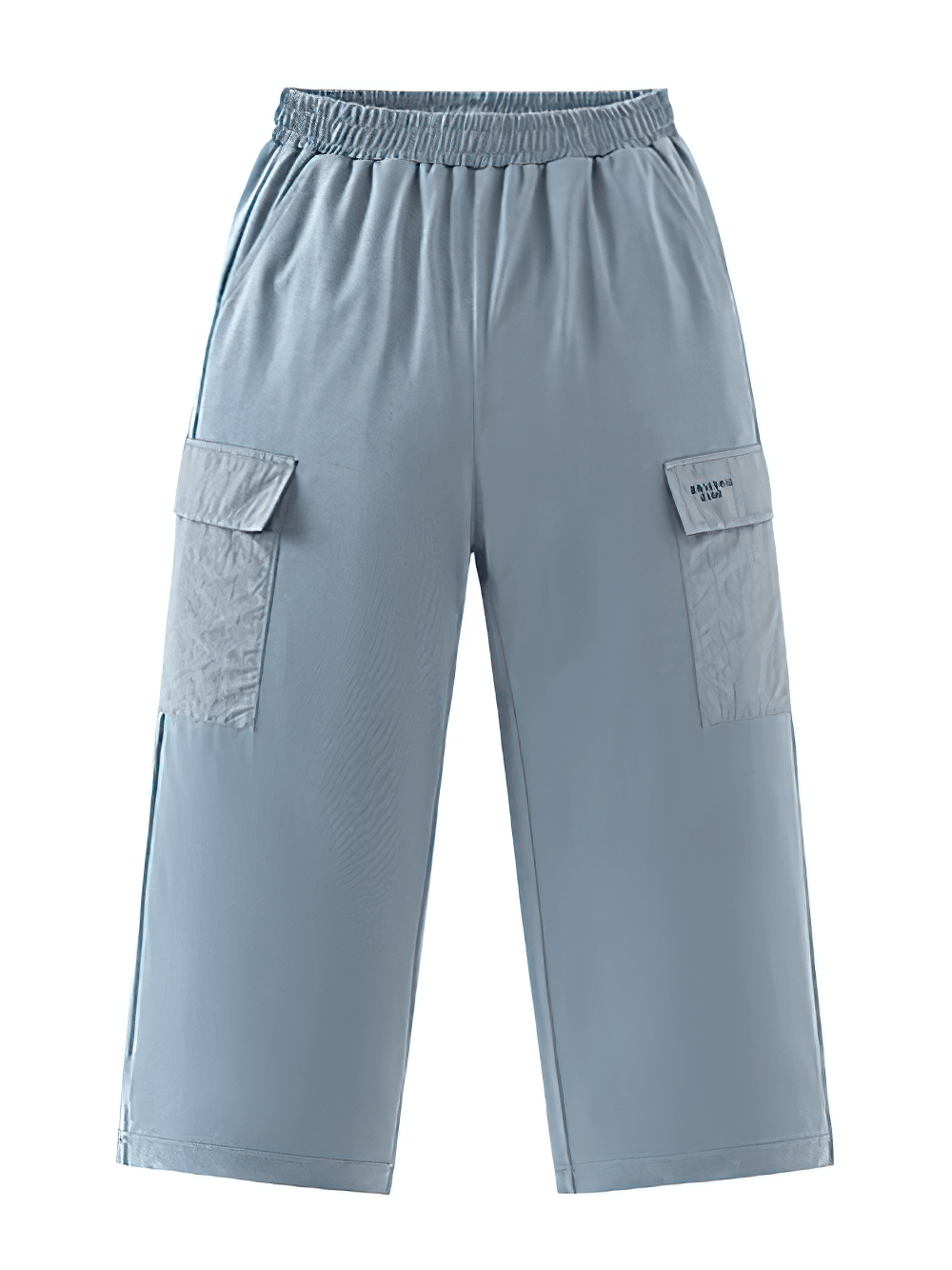 Kids Hiking Pants with Elastic Waist and Pockets - SF3802 in blue, showcasing quick-dry feature and practical pockets for outdoor adventures.