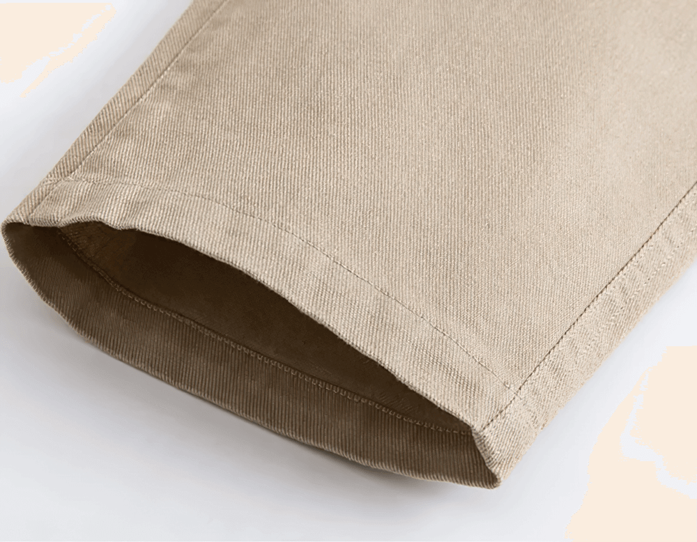 Close-up view of Kids Loose Sport Trousers with Elastic Waist - SF3801 in soft cotton fabric, showcasing breathable and soft material.