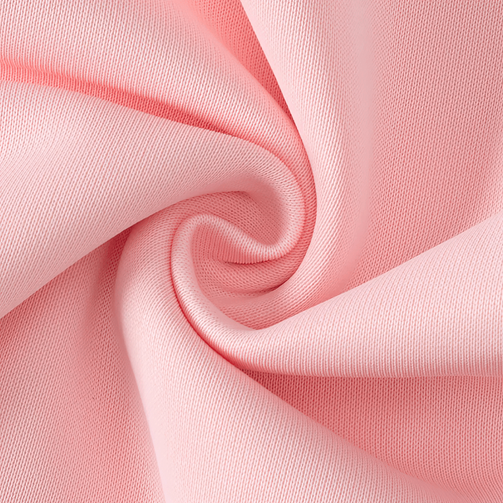 Close-up of soft pink fabric texture used in kids pullover hoodie SF3102, showcasing quality and comfort for everyday wear.