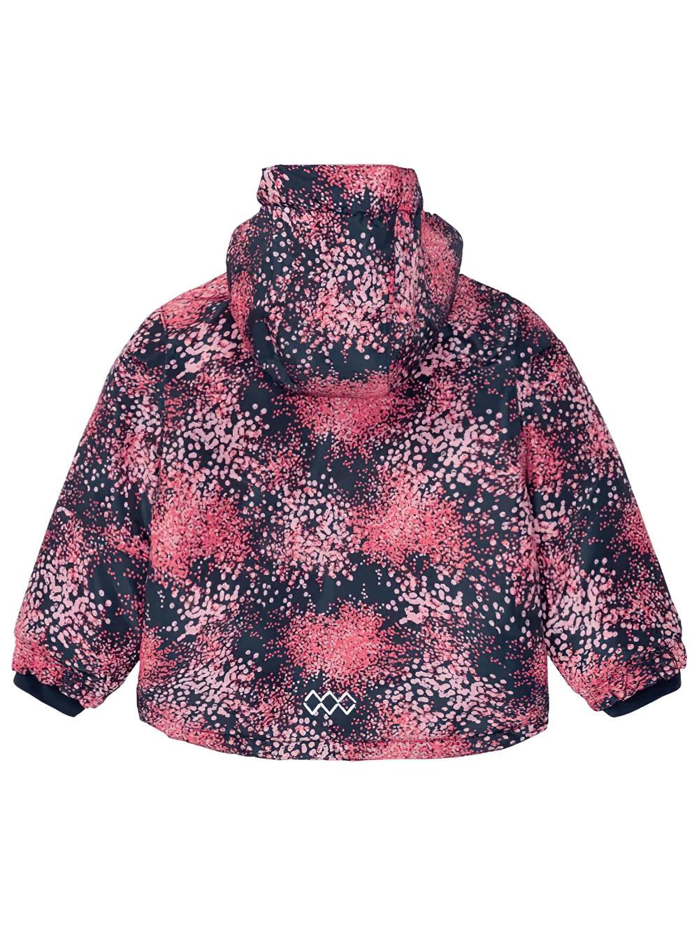 Colorful Kids Ski Jacket with Hood and Elastic Cuffs - SF3580 for winter adventures in snow and cold weather.