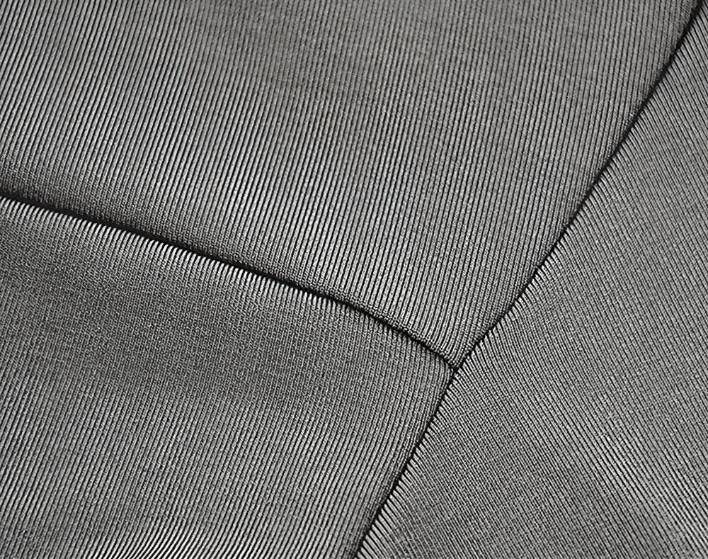 Close-up of Kids' Sports Capri Leggings for Fitness - SF3624 fabric texture highlighting durable and stretchy polyester material.