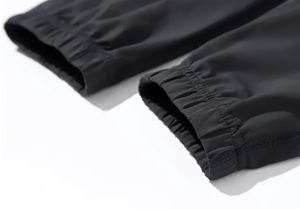 Close-up of ankle cuffs on Kids' Sports Jogging Pants with Elastic Waistband - SF3618, showcasing breathable quick-drying fabric.