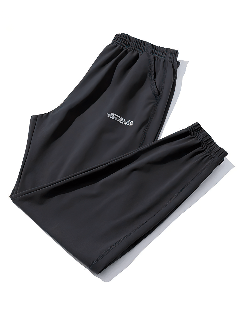 Kids' Sports Jogging Pants with Elastic Waistband - SF3618, ultra-thin quick-drying fabric, black loose fit boys' joggers