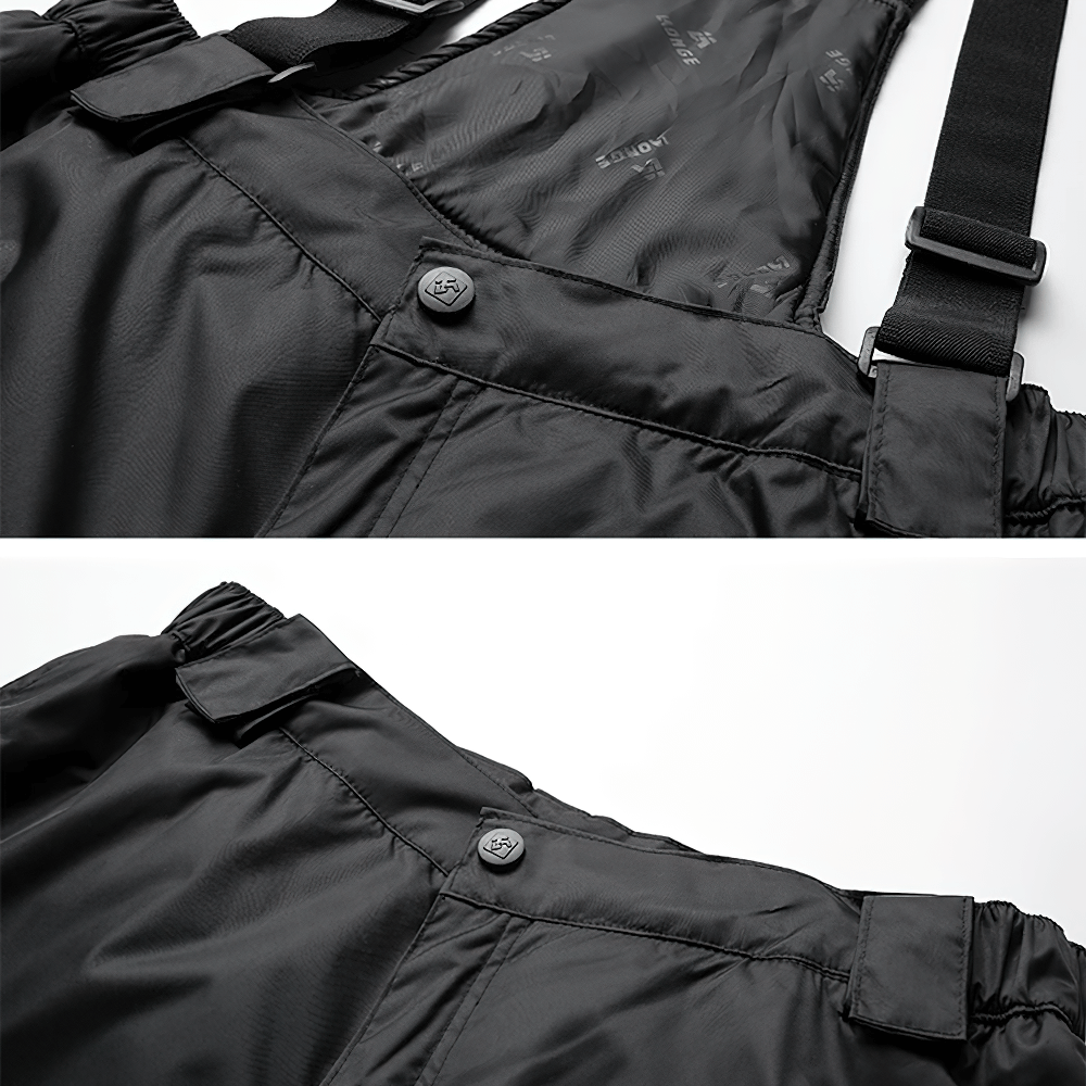 Close-up of Kids Waterproof Ski Pants with Adjustable Straps - SF3729 showing durable fabric and adjustable features.