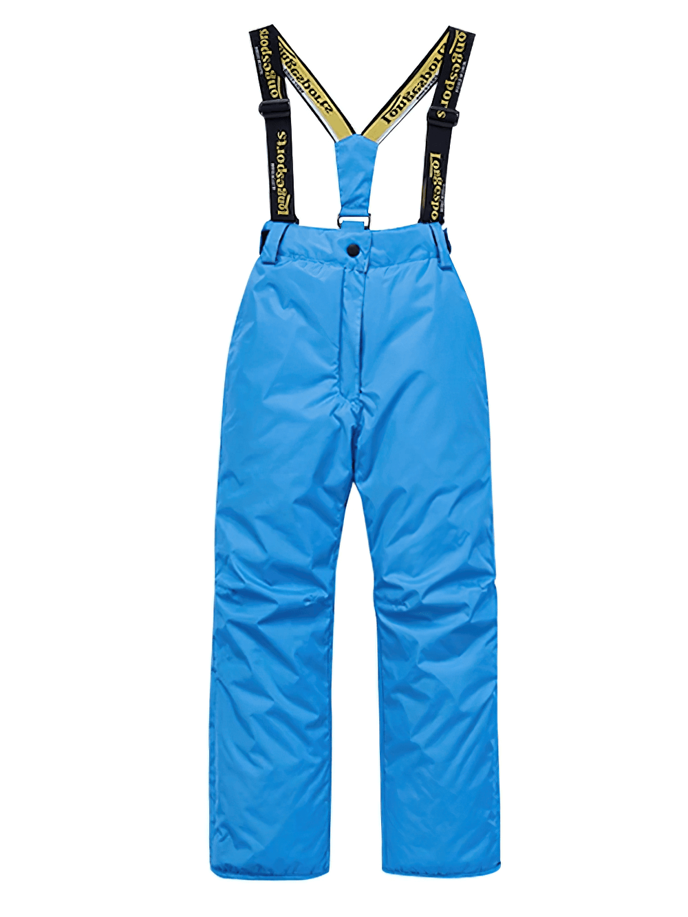 Kids Waterproof Ski Pants with Adjustable Straps - SF3729 in vibrant blue for winter adventures.