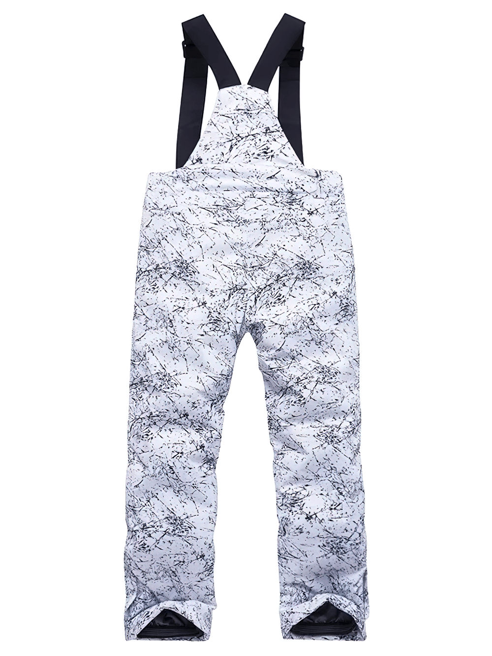 Kids Windproof and Waterproof Ski Bib Pants - SF3730 for winter outdoor sports, snowboarding, and skiing, with adjustable straps.