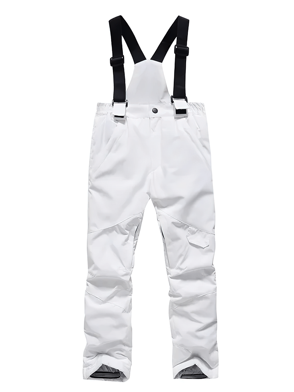 Kids Windproof and Waterproof Ski Bib Pants - SF3730 in white for winter sports