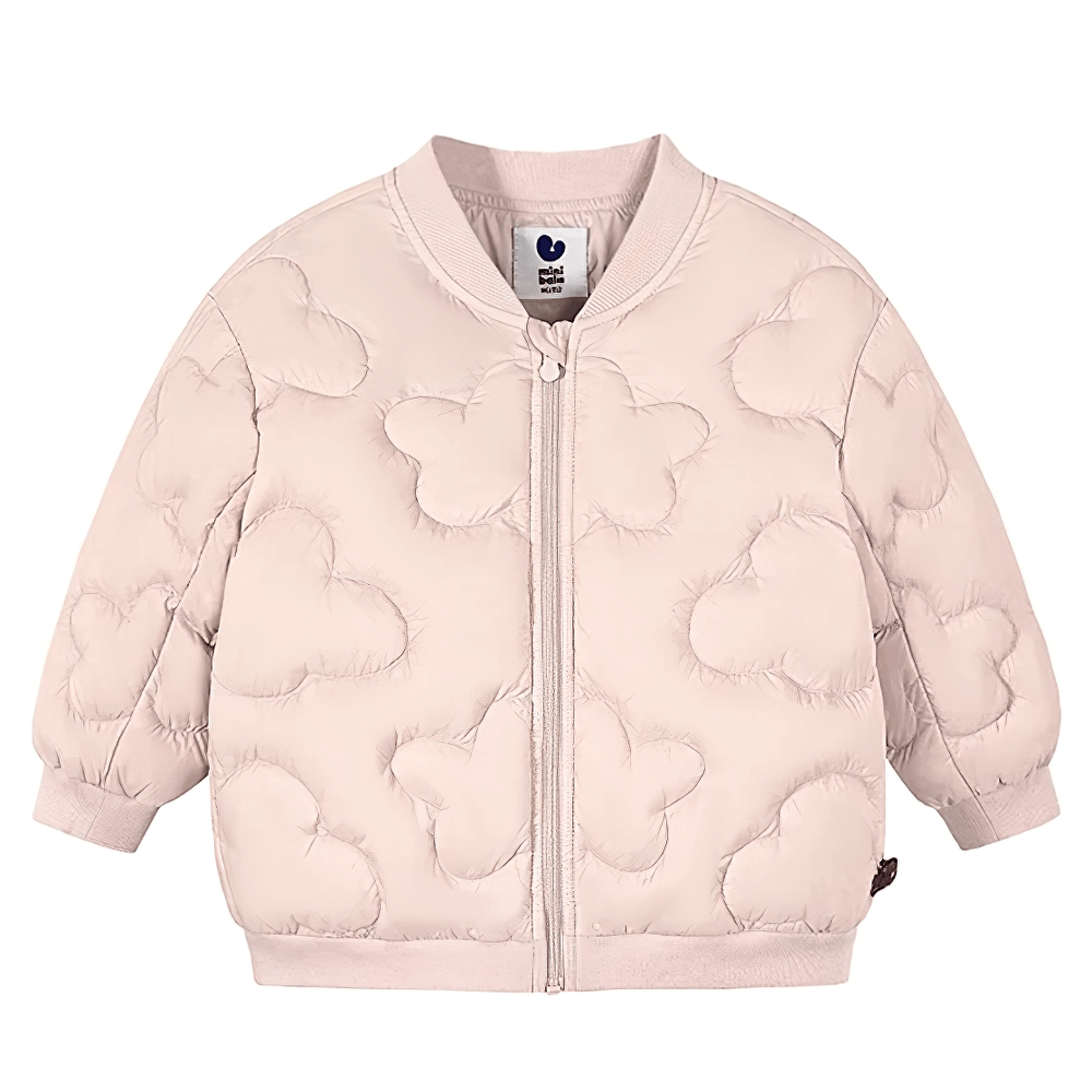 Kids Windproof Down Jacket with Cloud Design - SF3703, infant lightweight quilted outerwear for warmth and style.