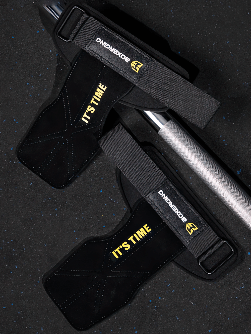 Leather Gym Grips with Wrist Straps for Powerlifting - SF3516, featuring durable cowhide, non-slip pads, and reinforced stitching.