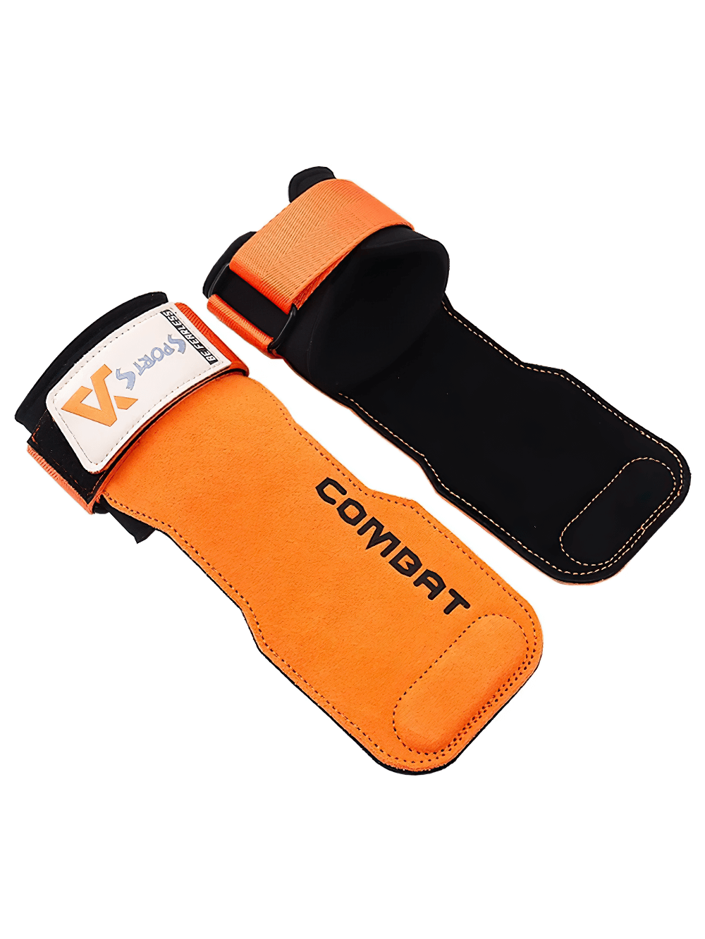 Leather Weightlifting Hand Grips with Protection - SF3536 for palm safety and enhanced grip in workouts.