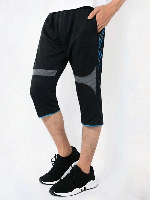 Short de sport élastique léger pour hommes / vêtements de sport - SPF1354 