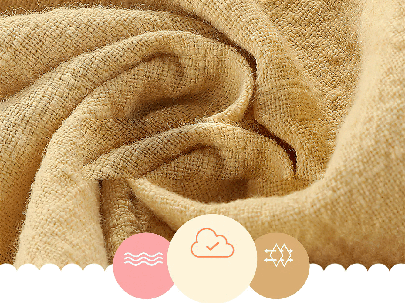 Soft breathable linen fabric texture - Lightweight Linen Drawstring Shorts for Daily Wear SF3735, perfect for outdoor activities.