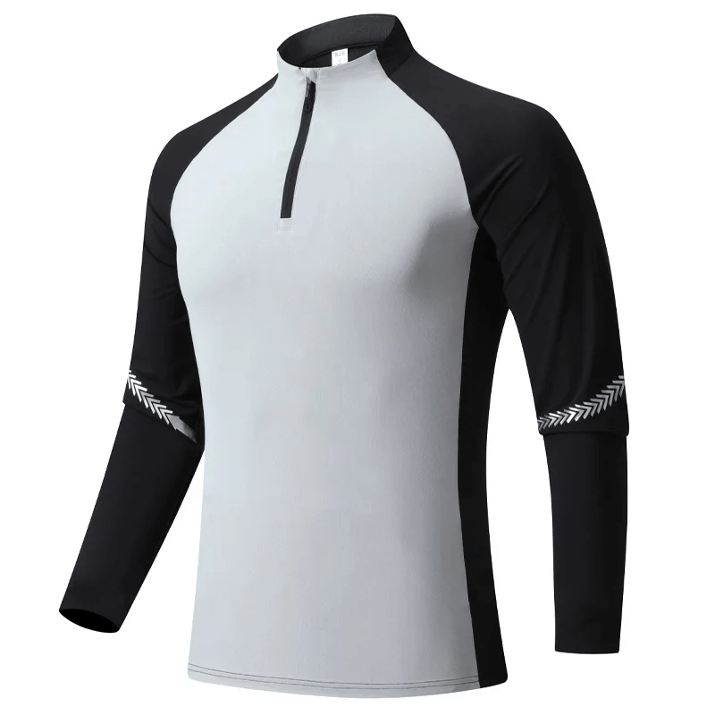 Lightweight Long-Sleeved Zip Shirt for Men - SF2073