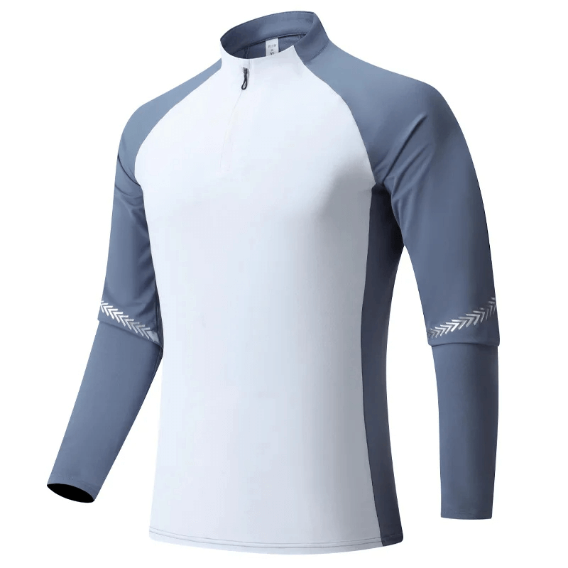 Lightweight Long-Sleeved Zip Shirt for Men - SF2073