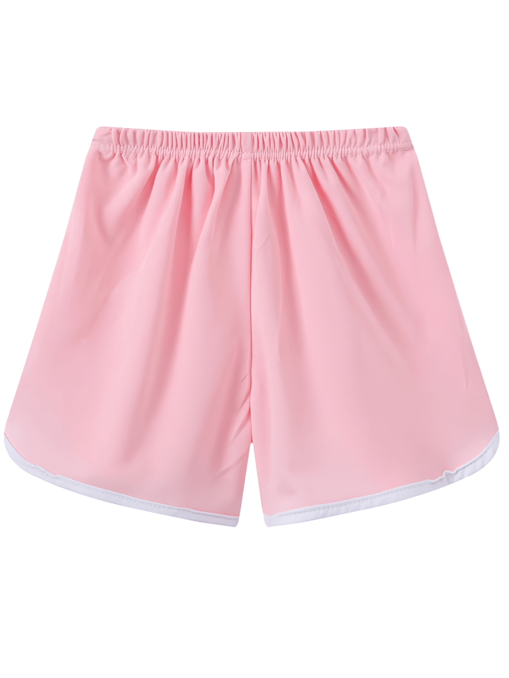 Lightweight Sports Shorts with Elastic Waistband - SF3784, pink athletic shorts for kids, ideal for sports and activities.