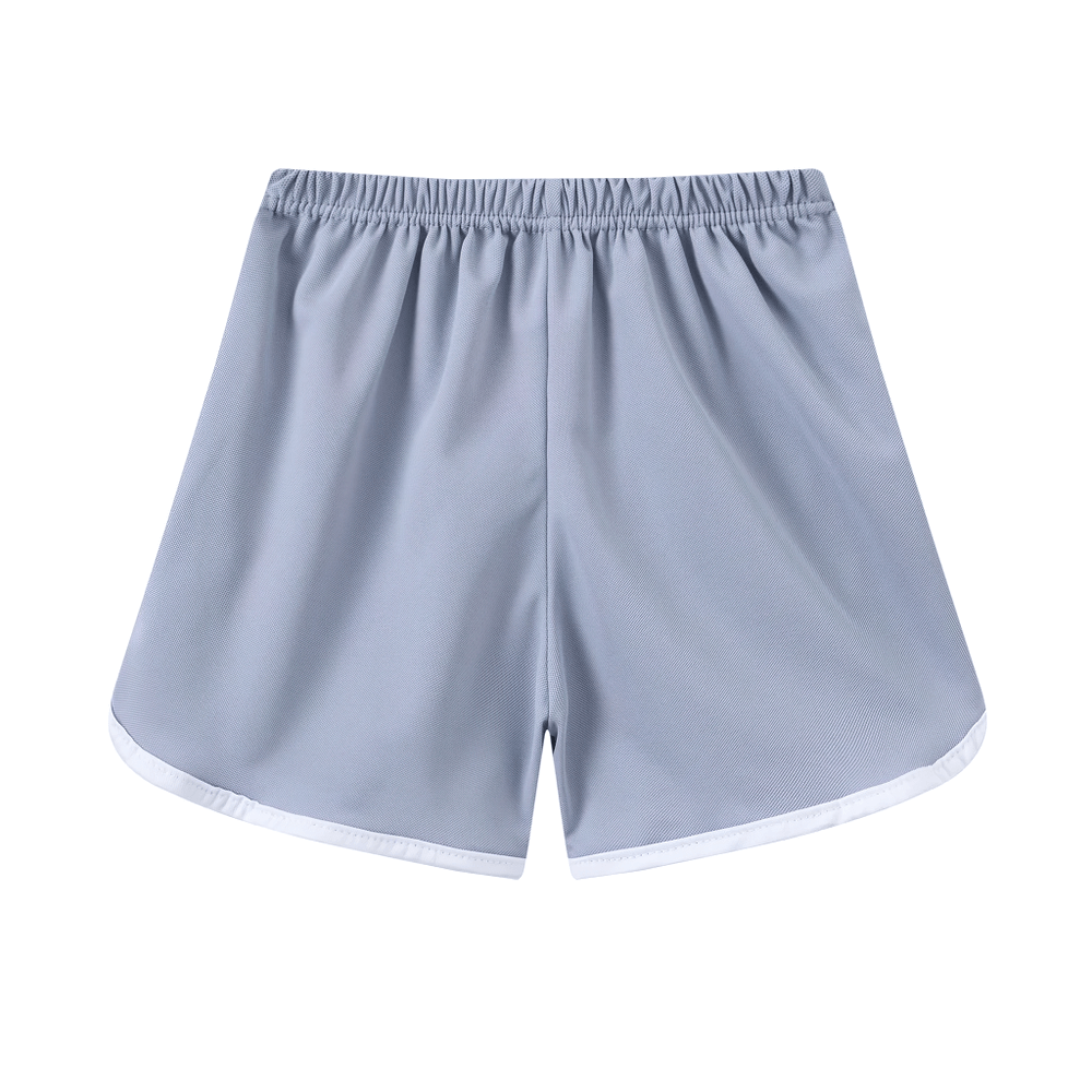 Lightweight Sports Shorts with Elastic Waistband - SF3784 for kids, breathable athletic design with side trim detailing, ideal for active wear
