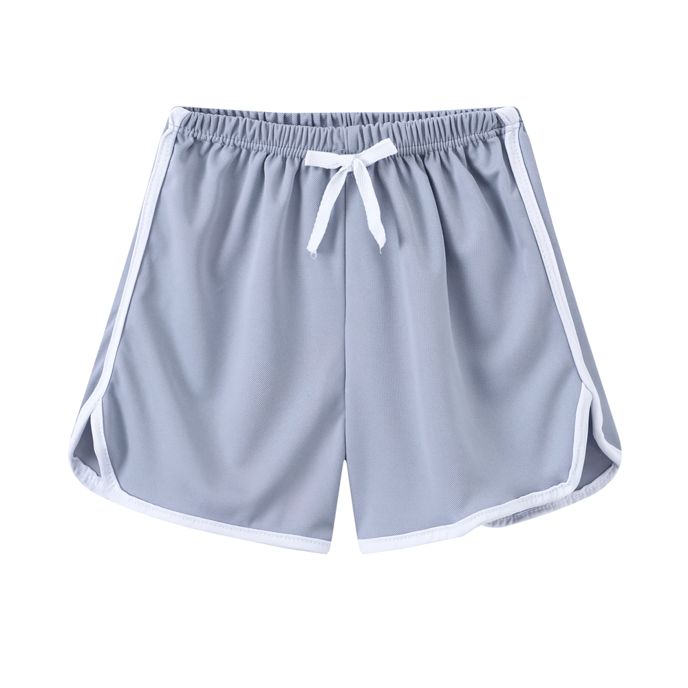 Lightweight Sports Shorts with Elastic Waistband - SF3784, breathable kids' athletic shorts with side trim for versatile activity.