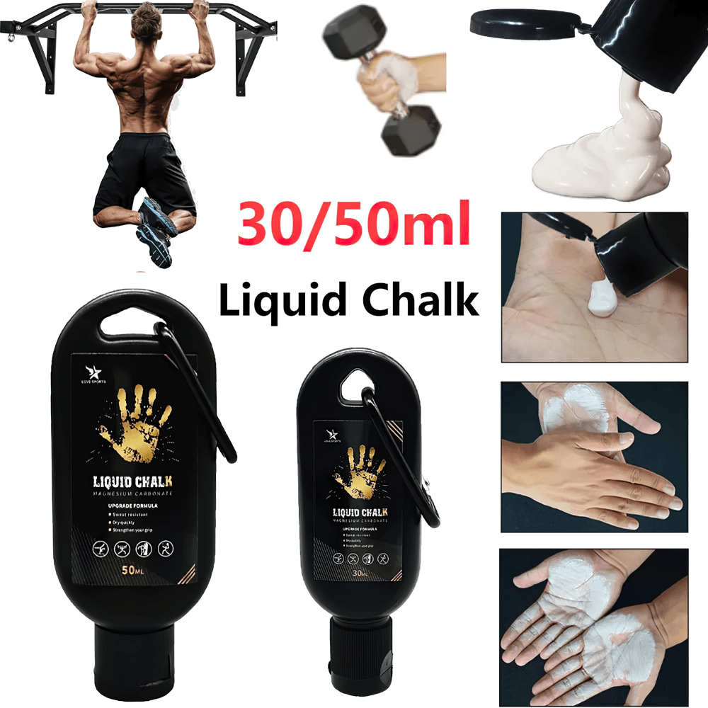 Liquid Chalk for Grip Strength and Sweat Absorption - SF3554 in action with anti-slip sports magnesium powder for enhanced grip.