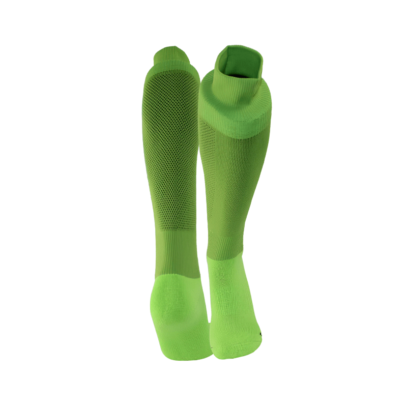 Green long anti-skid football socks for men - quick-dry and breathable sports socks SF1424