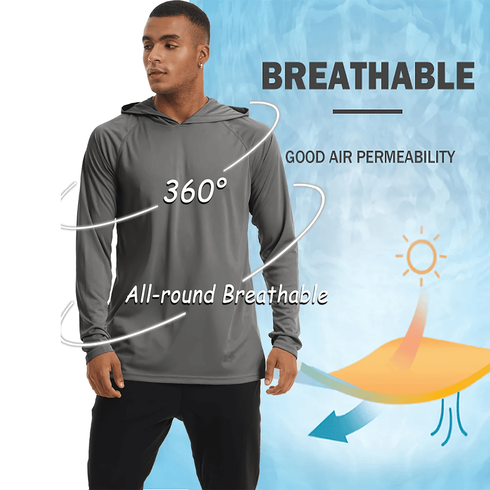 Long Sleeve Hooded UV Protection Outdoor Top - SF2547