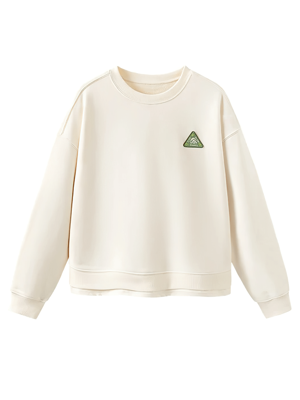Trendy kid's long-sleeve sweatshirt with mountain design, "Take it Easy" emblem, perfect for young adventurers. Soft fabric for everyday wear.