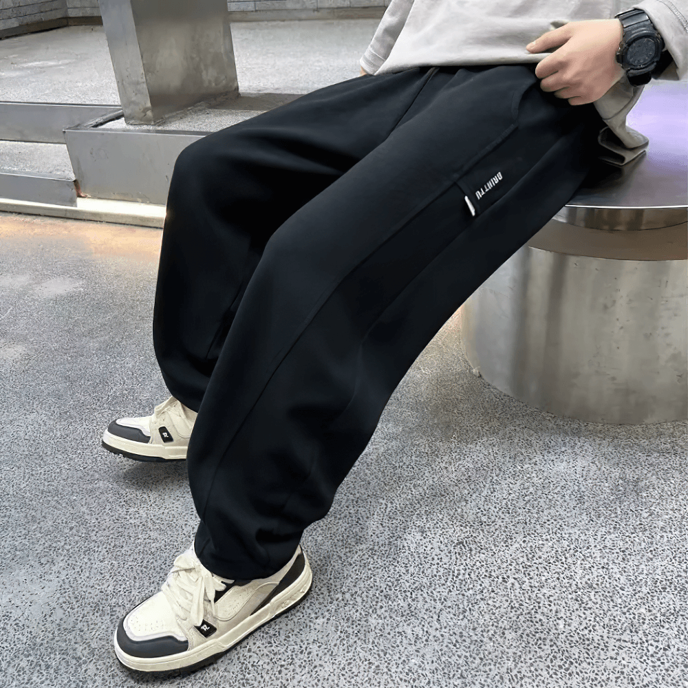 Loose Fit Sporty Cargo Pants with Elastic Waist - SF3710 for casual and active wear