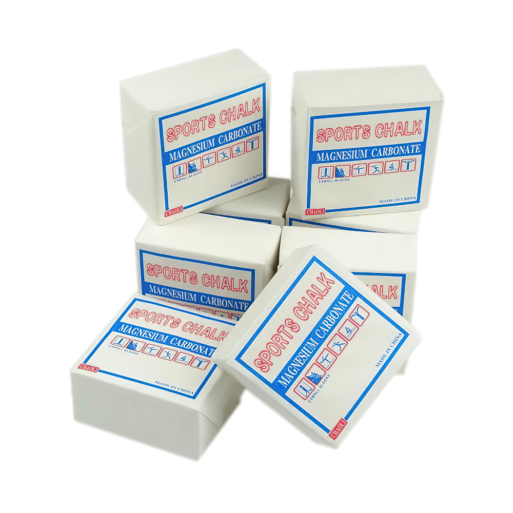 Stack of Magnesium Carbonate Gym Chalk Blocks for Training - SF3456 for weightlifting, climbing, and cross-training.