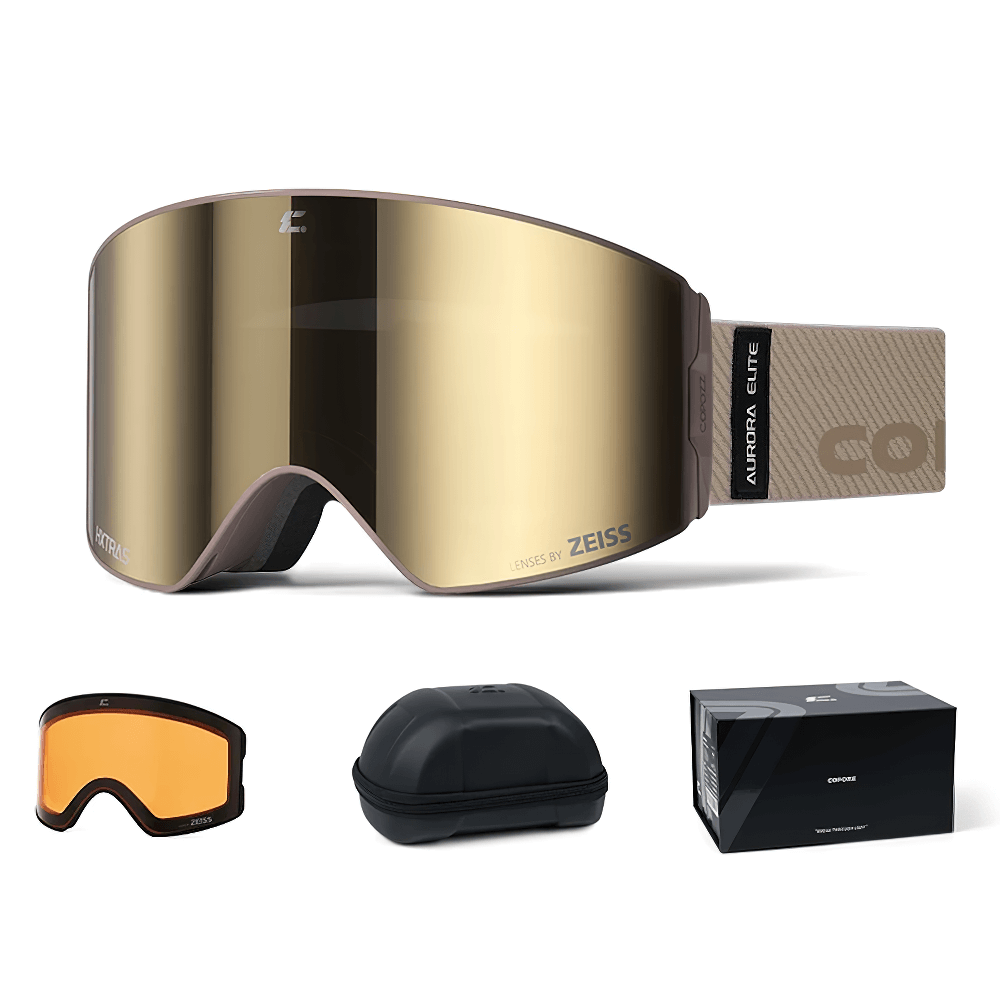 Alt Tag: Magnetic Ski Goggles SF2571 with UV400 Zeiss lenses, MILS magnetic system, anti-fog, and DUALX frame for peak performance.